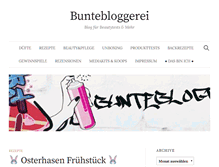 Tablet Screenshot of buntebloggerei.com